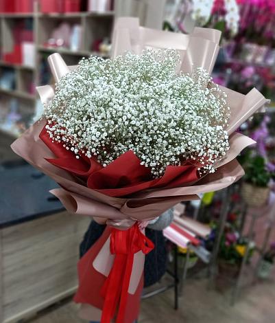 Букет цветов из: Гипсофила в Переславле-Залесском