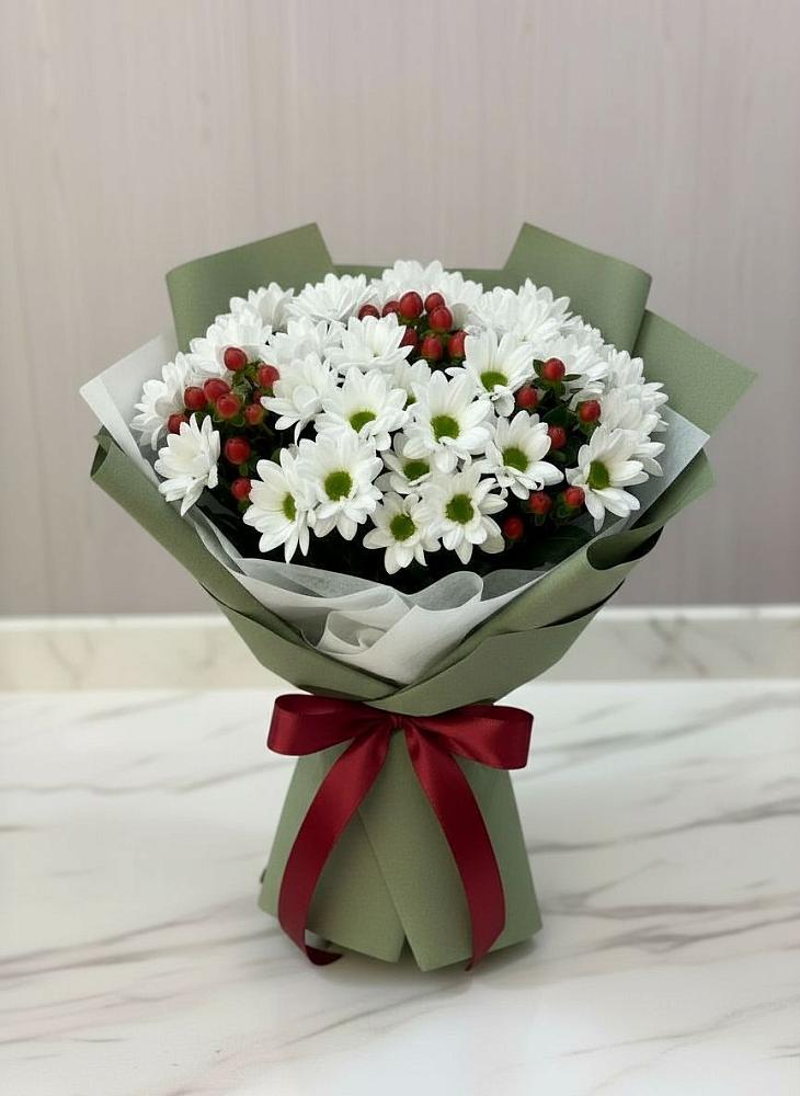 Букет цветов из: Хризантемы в Переславле-Залесском