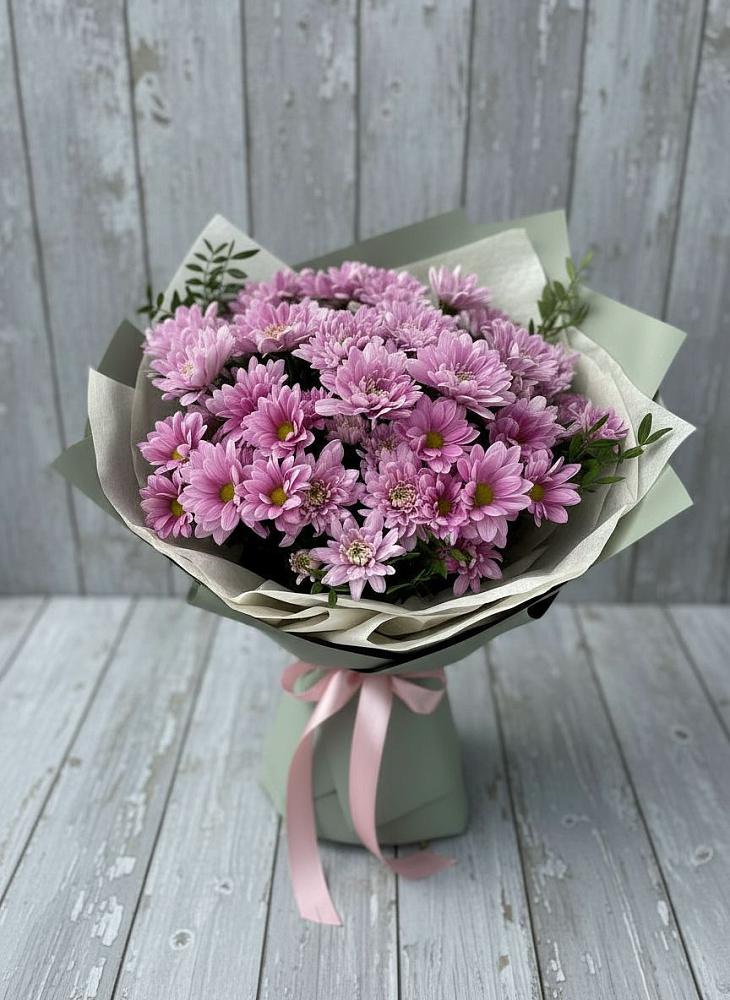 Букет цветов из: Хризантемы в Переславле-Залесском