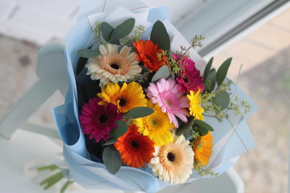 Букет цветов из: Герберы в Переславле-Залесском