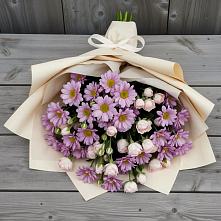 Букет цветов из:  Розы и Хризантемы в Переславле-Залесском