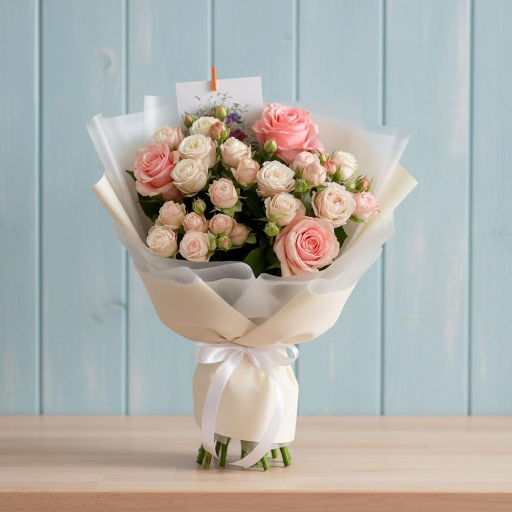 Букет цветов из: Розы в Переславле-Залесском