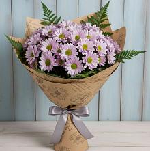 Букет цветов из:  Хризантемы в Переславле-Залесском