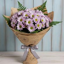 Букет цветов из:  Хризантемы в Переславле-Залесском