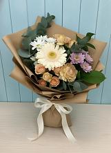 Букет цветов из:  Герберы и Хризантемы в Переславле-Залесском