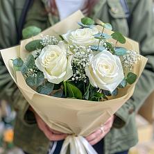 Букет Нежные грёзы в Переславле-Залесском Букет цветов из: Розы в Переславле-Залесском