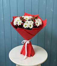 Букет цветов из:  Хризантемы в Переславле-Залесском