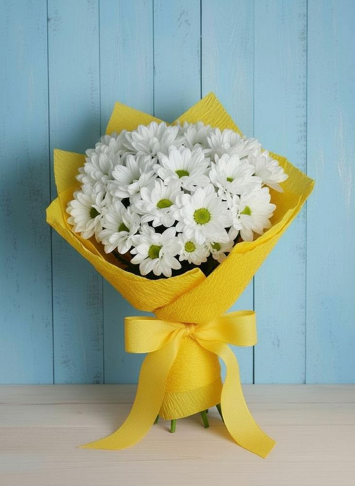 Букет цветов из: Хризантемы в Переславле-Залесском