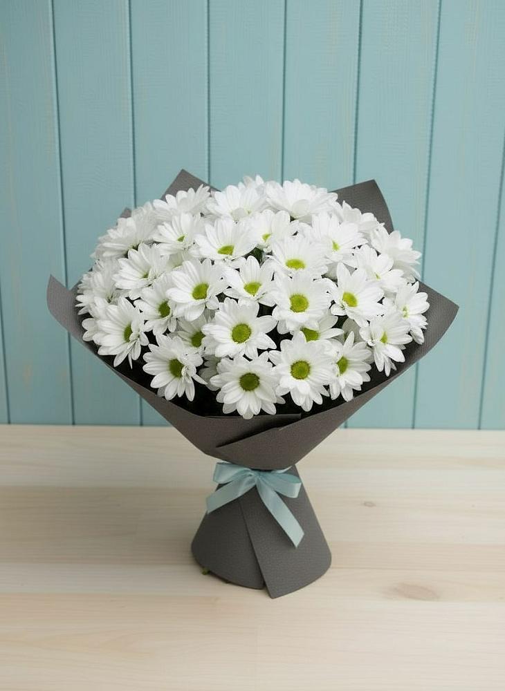 Букет цветов из: Хризантемы в Переславле-Залесском