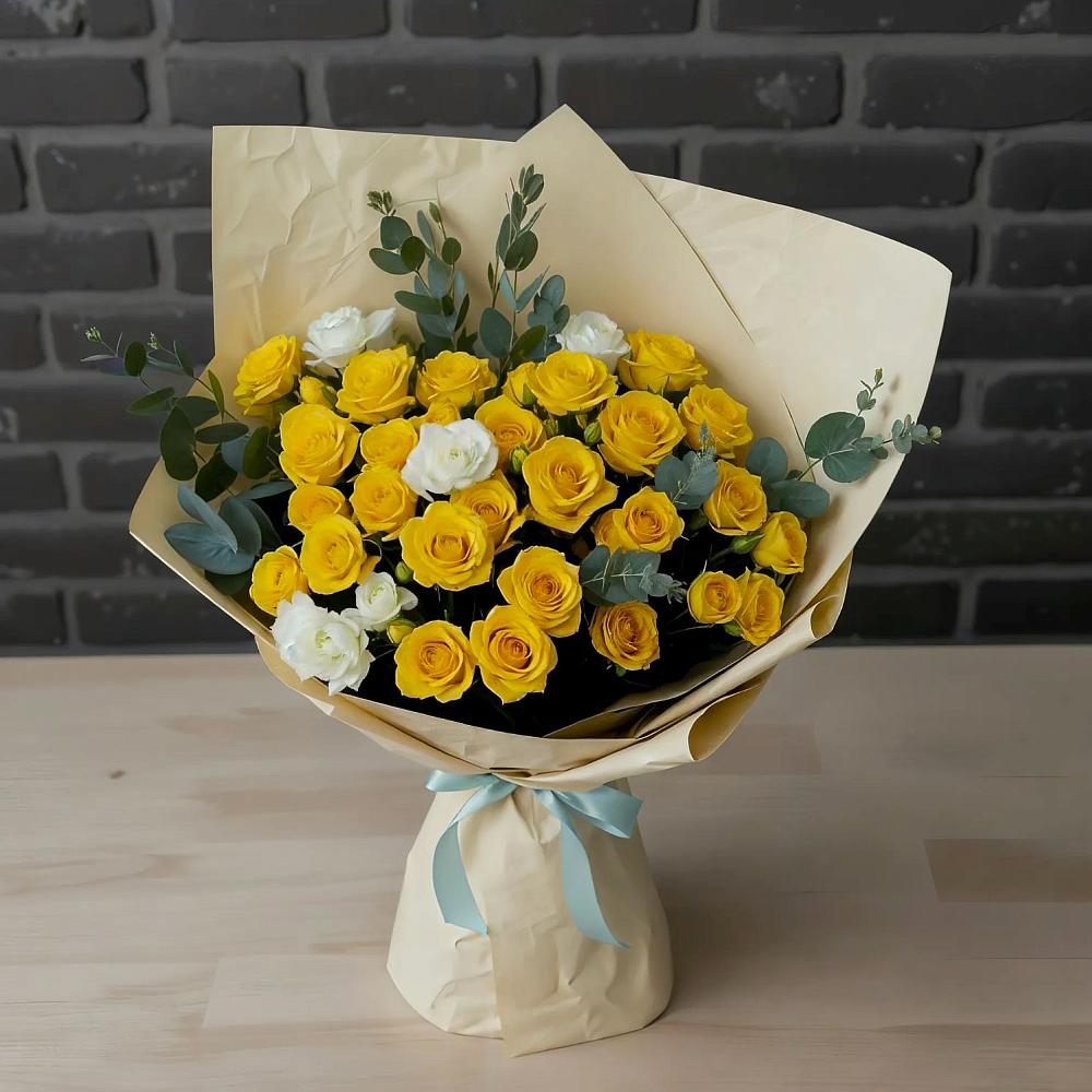 Букет цветов из: Розы в Переславле-Залесском