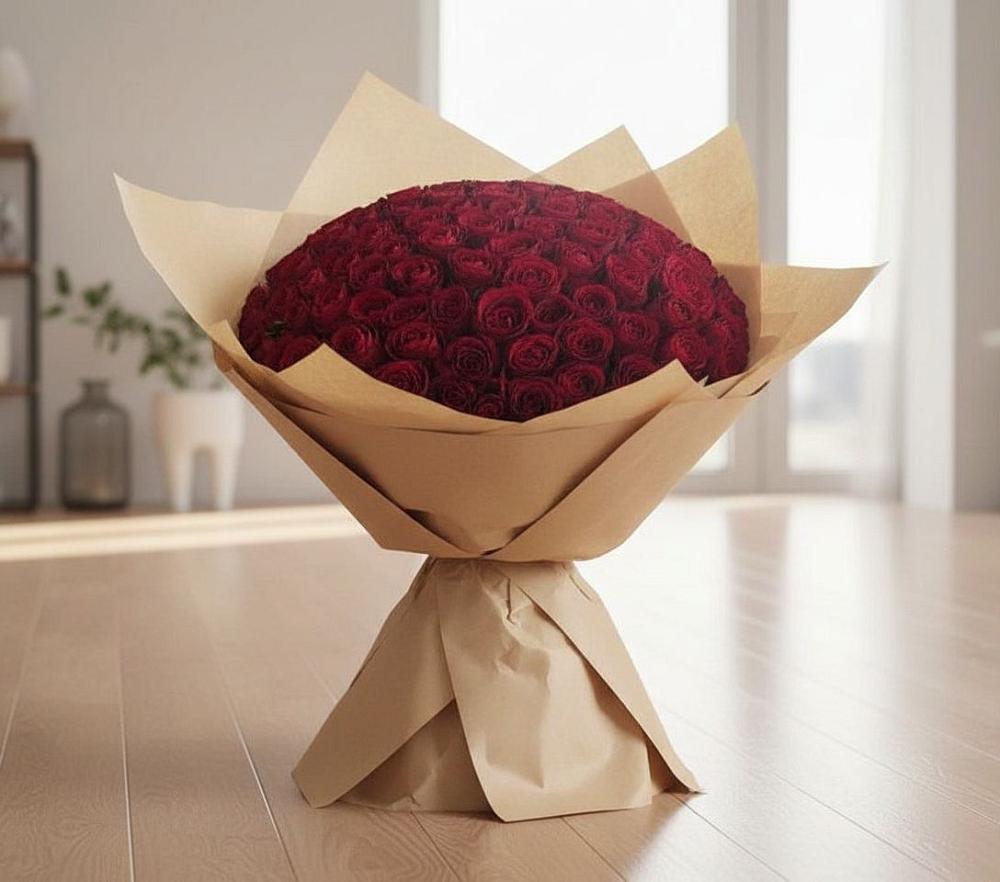 Букет 101 Красная роза в Переславле-Залесском