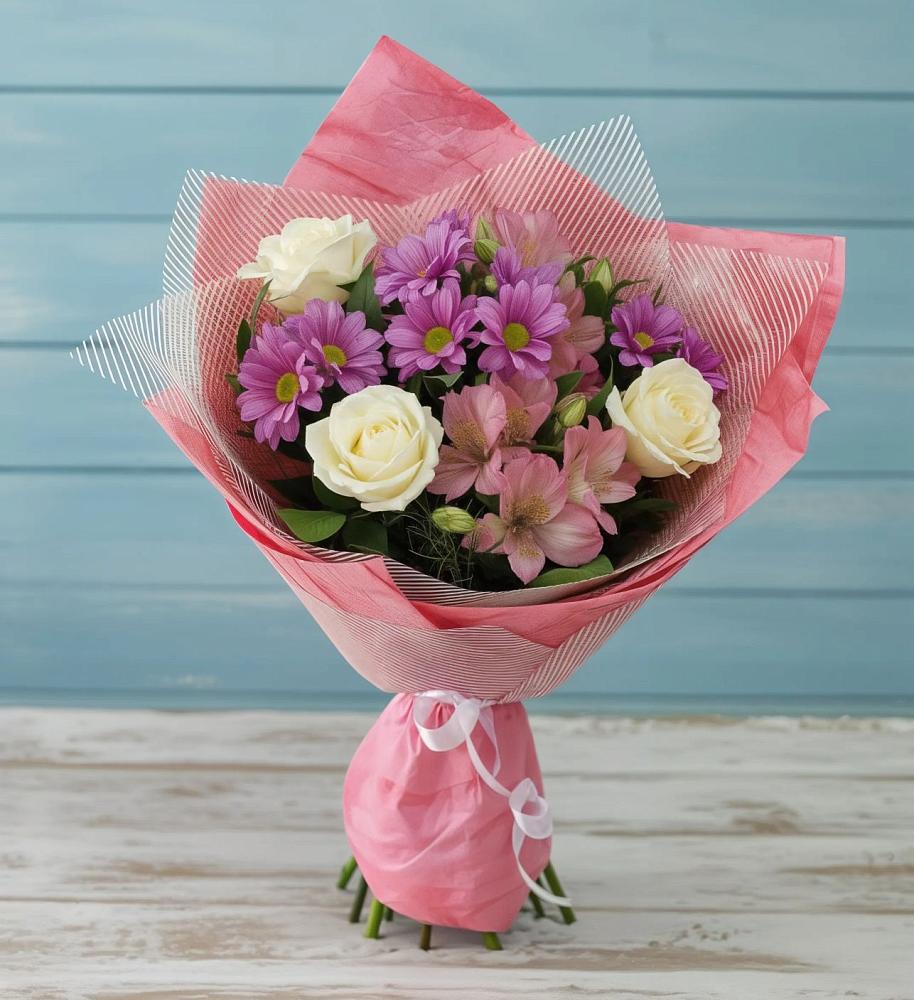 Букет цветов из: Герберы в Переславле-Залесском