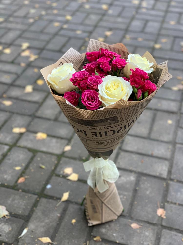 Букет цветов из: Розы в Переславле-Залесском